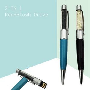 Crystal Pen Shape USB Flash Driver