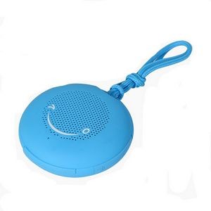Round Silicone Wireless Speaker with Strap