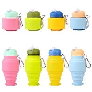 17 OZ Collapsible Telescopic Water Bottle For Kid
