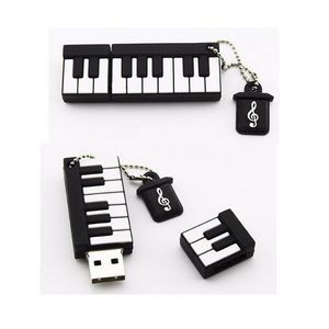 Piano Keyboard USB Flash Drive Key Chain