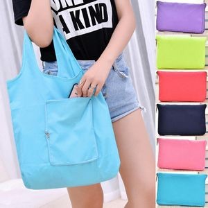 Waterproof Foldable Shopping Bag With Zipper
