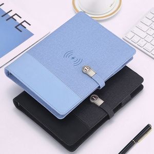 A5 Notebook with 8000 mAh Power Bank and Wireless Charger