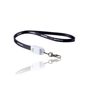 2 in 1 Smarty Charging Cable Lanyard