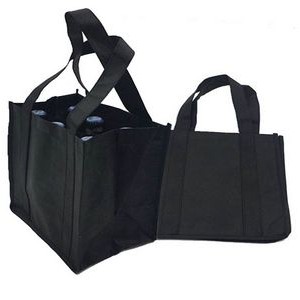 Non-Woven 6 Grids Wine Tote Bag Beer Pouch