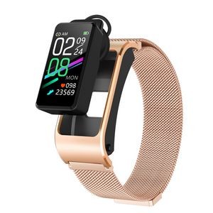 H21 Body Temperature Smart Watch with Steel Band
