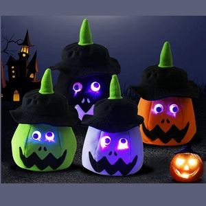Led Light Trick or Treat Candy Bag with Hat