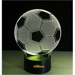 Football Shape LED 3D Night Light