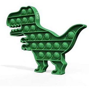 Dinosaur Shaped Silicone Push Pop Bubble Toy