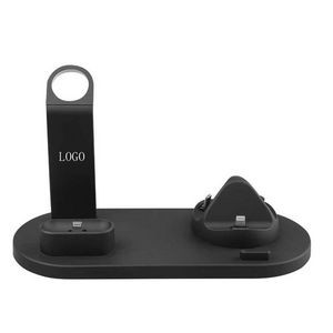 Wireless Charging Station for Cellphone Watch Earphone