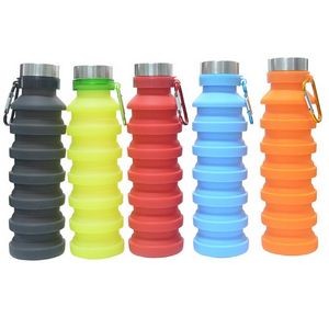 550 ml Collapsible Silicone Telescopic Water Bottle
