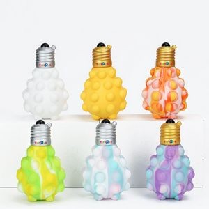 Lamp Bulb Shaped Push Pop Bubble Anti Stress Ball