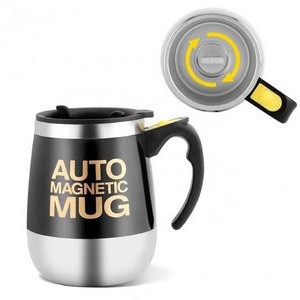 Magnetic Stainless Steel Self Stirring Mug
