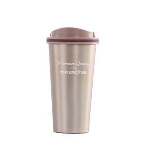 15 oz. Double Wall Stainless Steel Coffee Tumbler with Lid
