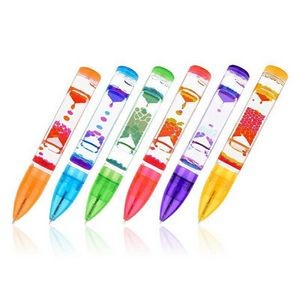 Multi Colored Liquid Motion Bubbler Pen