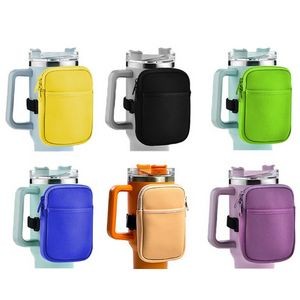 Neoprene 40 Oz. Tumbler Arm Bag with Pouch