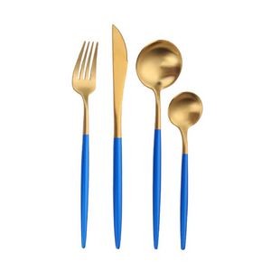 Stainless Steel Cutlery Set w/Colorful Handle