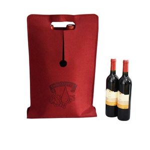 Felt Collapsible Wine Insulated Bag