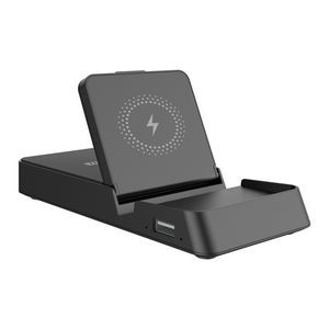 10W Foldable 3 in 1 Wireless Charger Phone Stand