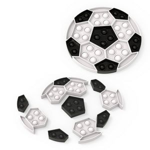 Dismountable Football Shape Push Pop Bubble Fidget Toy