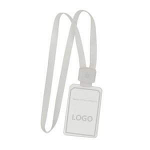 LED Badge Holder Necklace w/Lanyard