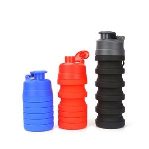 17 OZ Sport Collapsible Telescopic Water Bottle