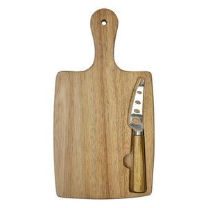 Wooden Cheese Cutting Board Knife Set