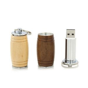 Beer Bucket Shaped Wooden USB Flash Drive