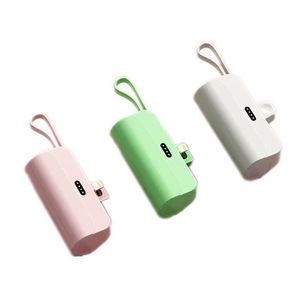 2 in 1 Pocket Keychain Emergency Powerbank with Cable