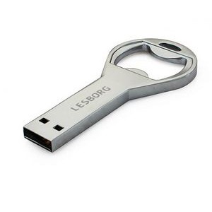Metal USB Flash Drive w/Bottle Opener (32GB)