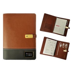 Multifunctional Diary Notebook w/Power Bank and USB Flash Drive