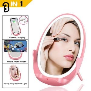 Makeup Mirror Light Wireless Fast Charger