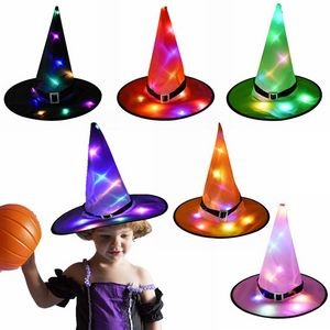 Halloween LED Lighted Witch Hat