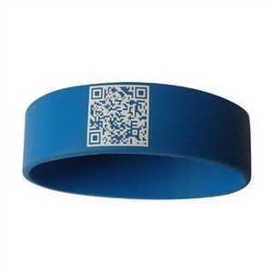 1' Wide Imprint Silicone Bracelets Wristbands