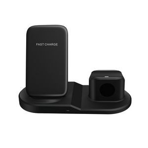 10W 3 in 1 Phone Stand Wireless Charging Charger