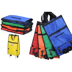 Folding Grocery Trolley Bags with Wheel