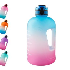 3780 Ml Large Capacity Wide Mouth Plastic Sport Water Bottle