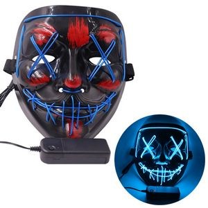 Led Neon Purge Plastic Scary Halloween Mask