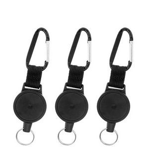 Retractable Badge Holder with Steel Cable