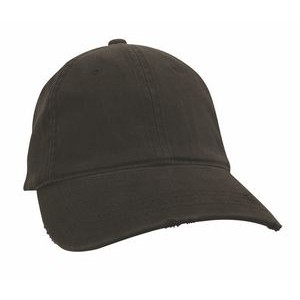 Nu-Fit Unconstructed Deluxe Washed Fitted Cap w/Abrasion