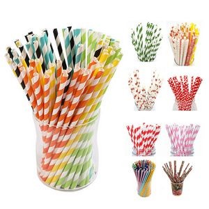 Custom Design Paper Straws
