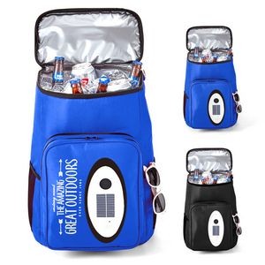 Solar Cooler Backpack w/Speaker