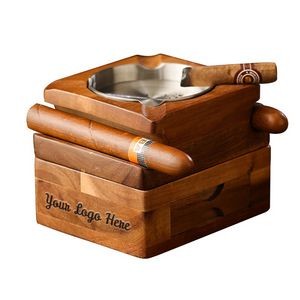 Wooden Whiskey Cigar Cup
