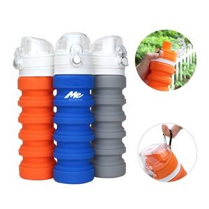 17oz Silicone Collapsible Water Bottle