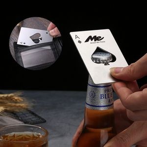 Stainless Steel Poker Shape Bottle Opener