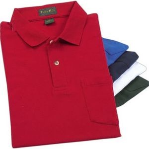 Tiger Hill Interlock Cotton Polo Shirt w/Pocket