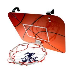 Basketball and hoop set