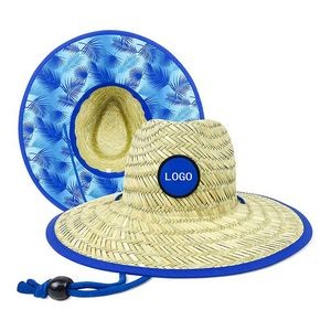 Lifeguard-Style Adult Hat w/Woven Patch