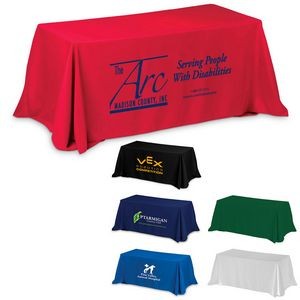 6' Advertising Custom Printed Table Cover Throw