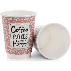 8 Oz. Custom Double Wall Coffee Paper Cup
