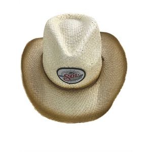 Painted Raffia Cowboy Hat